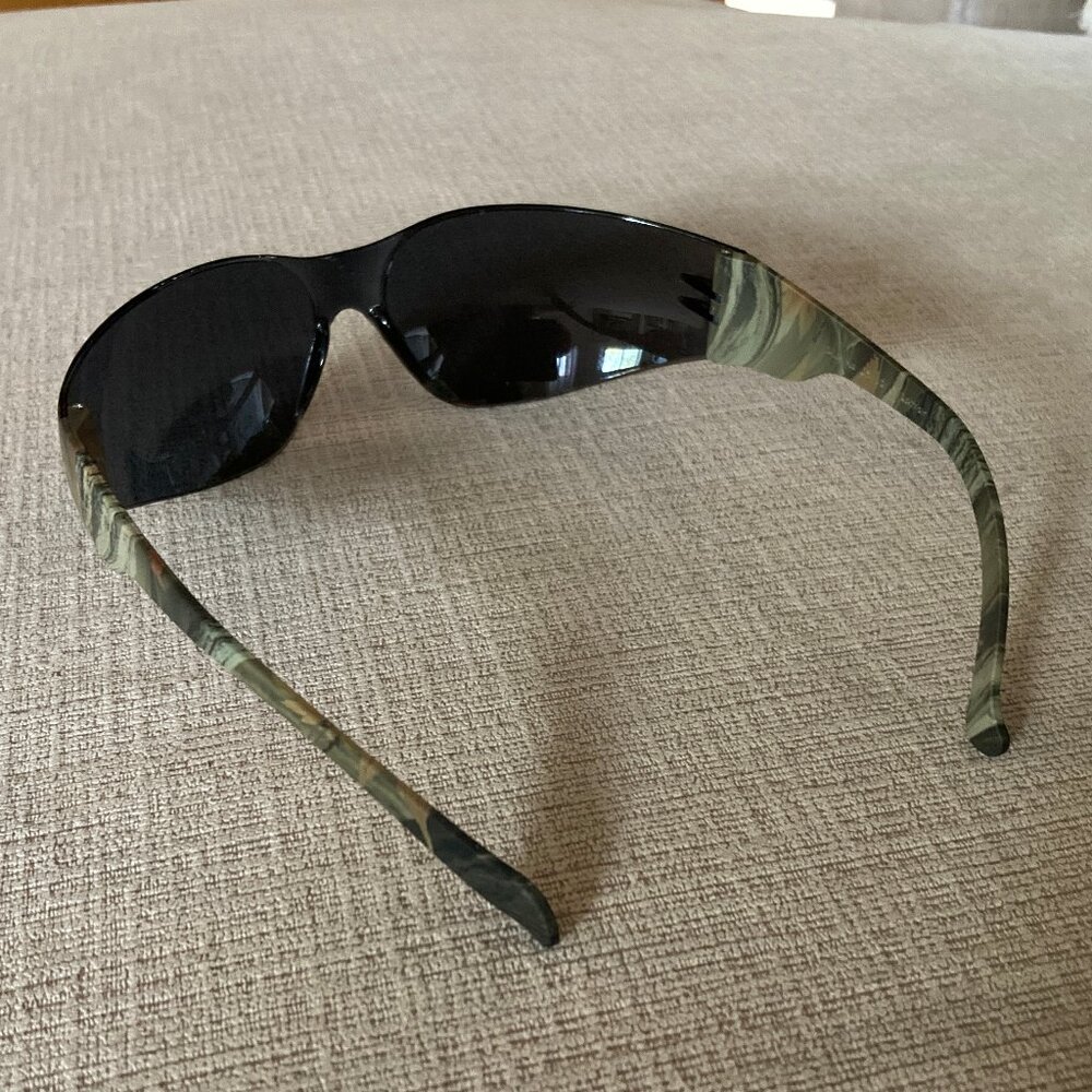 Camo Frame with Gray Lens Biker Style Sunglasses - Brand New